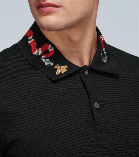 black gucci polo replica|gucci polo snake collar.